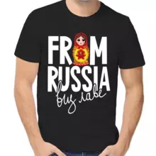 Футболки russia с надписью from Russia 