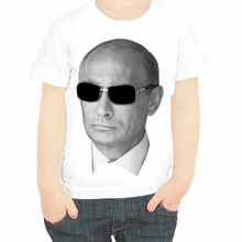 Детские футболки с Путиным Путин в очках