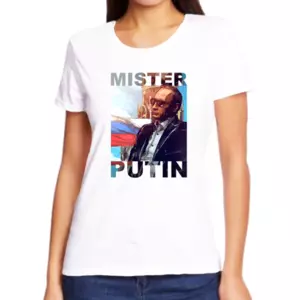 Женские футболки с Путиным Mister Putin 
